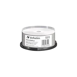 Verbatim 43750 BD-R DL 6x 25-pack Printable Optical Media
