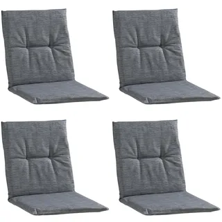 GO-DE Polsterauflage 48 x 98 cm grau 4 St.