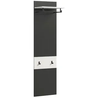 xonox.home Garderobenpaneel Canu 45 x 165 x 29 cm Basalt Grau