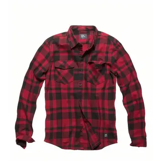 Vintage Industries Austin Langarmhemd Rot S