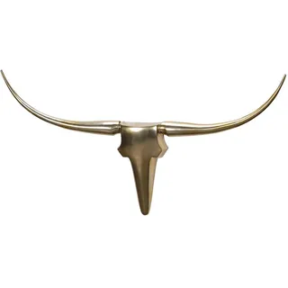 KADIMA DESIGN Bull Geweih Aluminium 125x60 cm