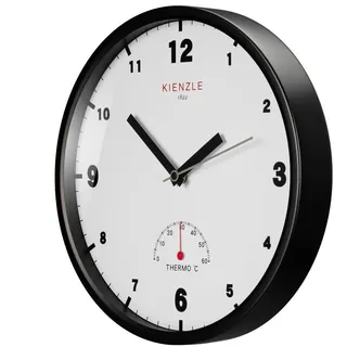 KIENZLE Funkwanduhr 30 cm DCF schwarz