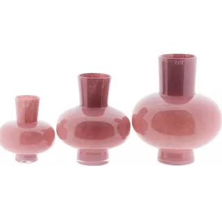 Dutz Vase Modest | rosa| mundgeblasenes Glas | versch. Grössen (H 20 cm D 18 cm)