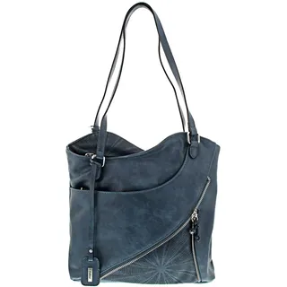 Rieker H1025-14 Shopper Synthetik Blue