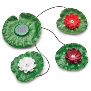 Pontec Seerosen PondoSolar Lily LED Set 3