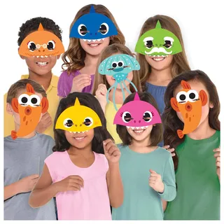 Masks Baby Shark Paper