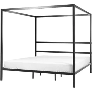 Beliani Himmelbett Metall 180 x 200 cm