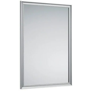 Rahmenspiegel Frieda  (50 x 70 cm, Silber, Kunststoff)