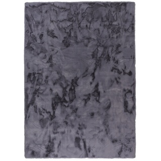 SCHÖNER WOHNEN Kunstfellteppich »Tender«, BxL: 80 x 150 cm, rechteckig, Polyester - grau