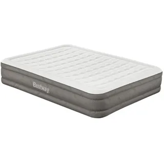 BESTWAY Luftbett Fortech, selbstaufblasend, 203 x 152 x 36cm, eingebaute elektrische Pumpe,