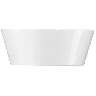 Arzberg Tric 2 Stück Weiss Schale 15 cm 49700-800001-15215 und 4er Set EKM Living Strohhalme aus Edelstahl