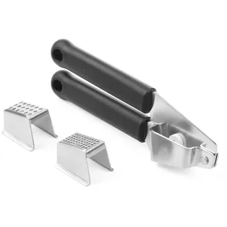 HENDI Knoblauchpresse, Schwarz, 180x25mm,