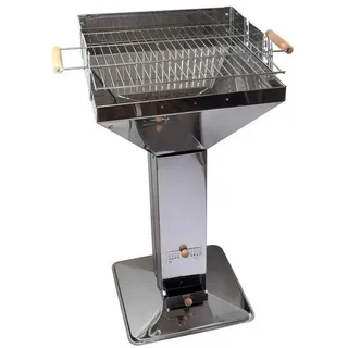 Kingsale Holzkohlegrill silber
