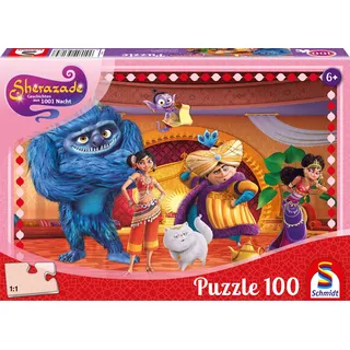 Schmidt Spiele Puzzle 56185 Sherazade - Geschichten aus 1001 Nacht, im Thronsaal von Golden City, 100 Teile