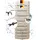 Slim Wandtank Set 2 x 500 l inkl. Doppleauslaufhahn + Fallrohranschluss sandbeige