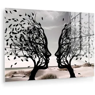 onlywow Acrylglasbild, Gesichtsbaum | Gr.: 120 x 80 cm