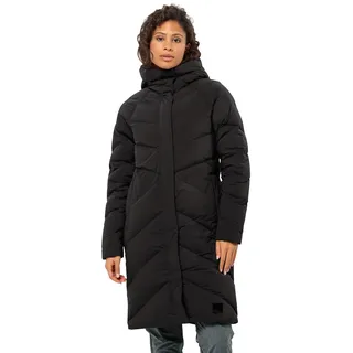 Jack Wolfskin MARIENPLATZ COAT W RDS Damen, Gr.2XL - Daunenmantel - schwarz