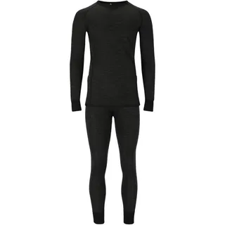 Whistler Briston Merinowolle Baselayer Skiunterwäsche-Set Herren grau 3XL
