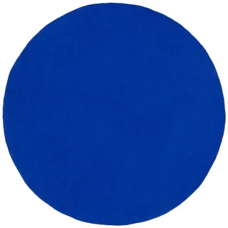 myfelt Wollteppich Isa Filzteppich rund, 100% reine Schurwolle blau Ø 300 cm