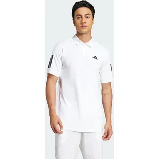 adidas Club Tennis 3-Streifen Poloshirt White M