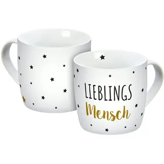 Geda Labels Lieblingsmensch Tasse 0,3 l Weiß