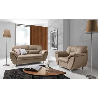 Garnitur Sofagarnitur 3+2 Sitzer Couche Sofa Couchen Polster Stoff Sofas Amigo