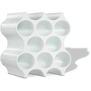 Koziol Weinregal 10 Flaschen 100 x 20 x 10 cm Weiß