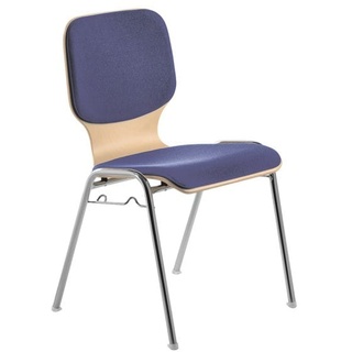 Stapelstuhl »my Dario« mit Sitz- und Rückenpolster blau, mayer Sitzmöbel, 46 cm