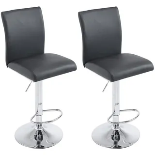 deluke Barhocker BIRID 38,5 x 47 x 94,5 cm Schwarz