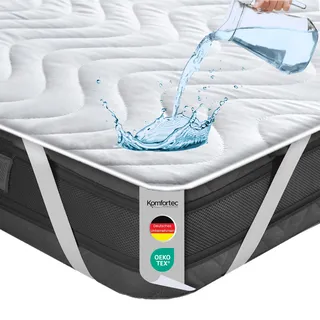 Komfortec Matratzenschoner wasserdicht 90 x 200 cm weiß