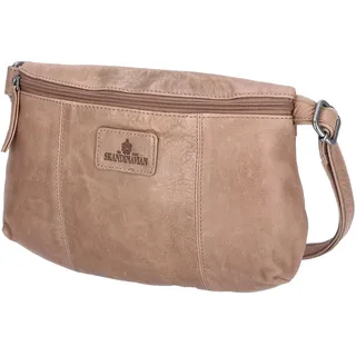The Skandinavian Brand Leder Crossbody Bag Beige