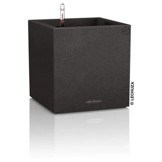 Lechuza® Pflanzkübel Canto Stone Low 40 - graphitschwarz, mit Wasserspeicher (1 St) schwarz