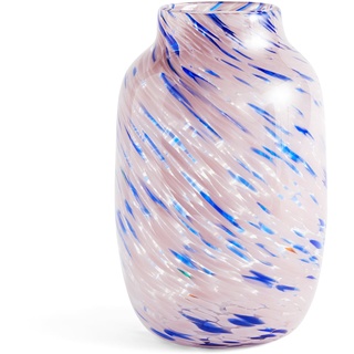 HAY - Splash Vase L, Ø 17,5 x H 27 cm, light pink and blue