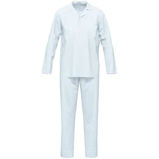 Seidensticker Pyjama bunt Blau L