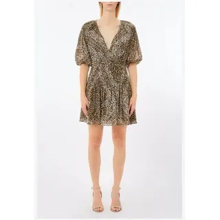 Liu Jo Minikleid – Feminines Kleid mit Leo-Print braun XL