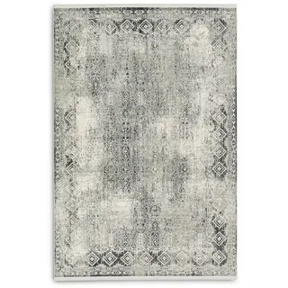 Astra Positano Webteppich 80 x 150 cm Grau/Creme