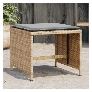 vidaXL Gartenhocker 44 x 45 x 30 cm beige 4 St.