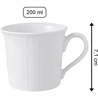 Villeroy & Boch Teetasse 0,2 l Weiß 6 St.