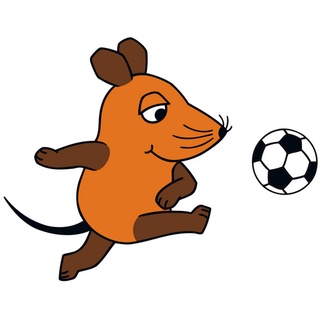 Die Maus Wandtattoo »Die Maus spielt Fußball«, selbstklebend