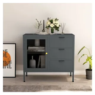 vidaXL Sideboard 75 x 70 x 35 cm Anthrazit