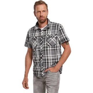 Brandit Textil Roadstar Kurzarmhemd Black / Anthracite M