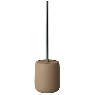 blomus WC-Reinigungsbürste -SONO- Toilettenbürste & Halter, Badaccessoire, WC, Keramik, Soft-Touch, Silikondeckel braun