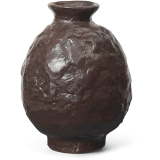 ferm LIVING - Doro Vase, H 16 cm, coffee