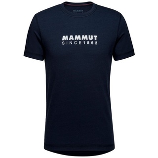 Mammut T-Shirt Core Men Logo mit Brustprint blau 2XL