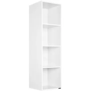 CASARIA Bücherregal 106 x 30 x 30 cm Weiß