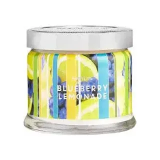 PartyLite Blueberry Limonade 3 Dochte Blaubeere Zylindrisch Container-Kerze 25-45 Stunden Gartenparty Duft