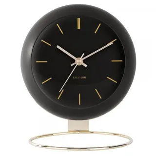 Karlsson Uhr Tischuhr Globe Black (24,5cm)