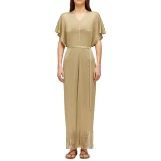 Sundek Long Kaftan With V-neck Kurzarm Langes Kleid - Gold - One Size
