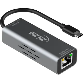 InLine USB-C auf RJ45 Adapter mit PoE Unterstützung 100 Mb/s