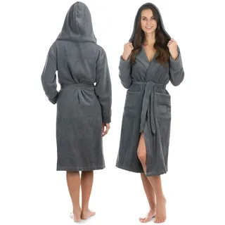 Liebenstein Sauna Bademantel Damen M anthrazit